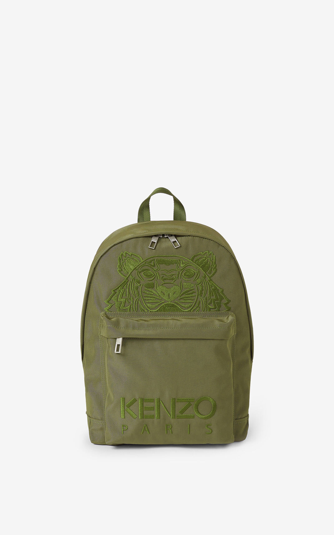 Kenzo Canvas Kampus Tiger Moška Nahrbtnik Olive SI-3257062